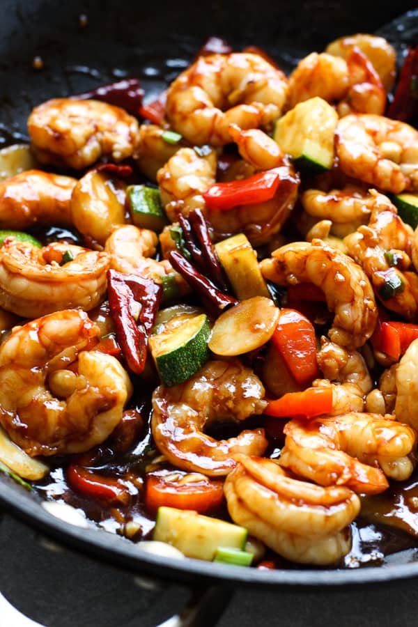 Kung Pao Shrimp(Spicy) - Seafood