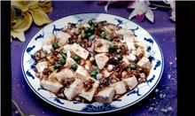 Hot & Spicy Bean Curd w. Pork(Spicy) - Vegetables